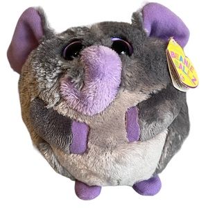 Ty Beanie Ballz 5" Thunder the Elephant Ball Plush Stuffed Toy Stuffie NWT NOS